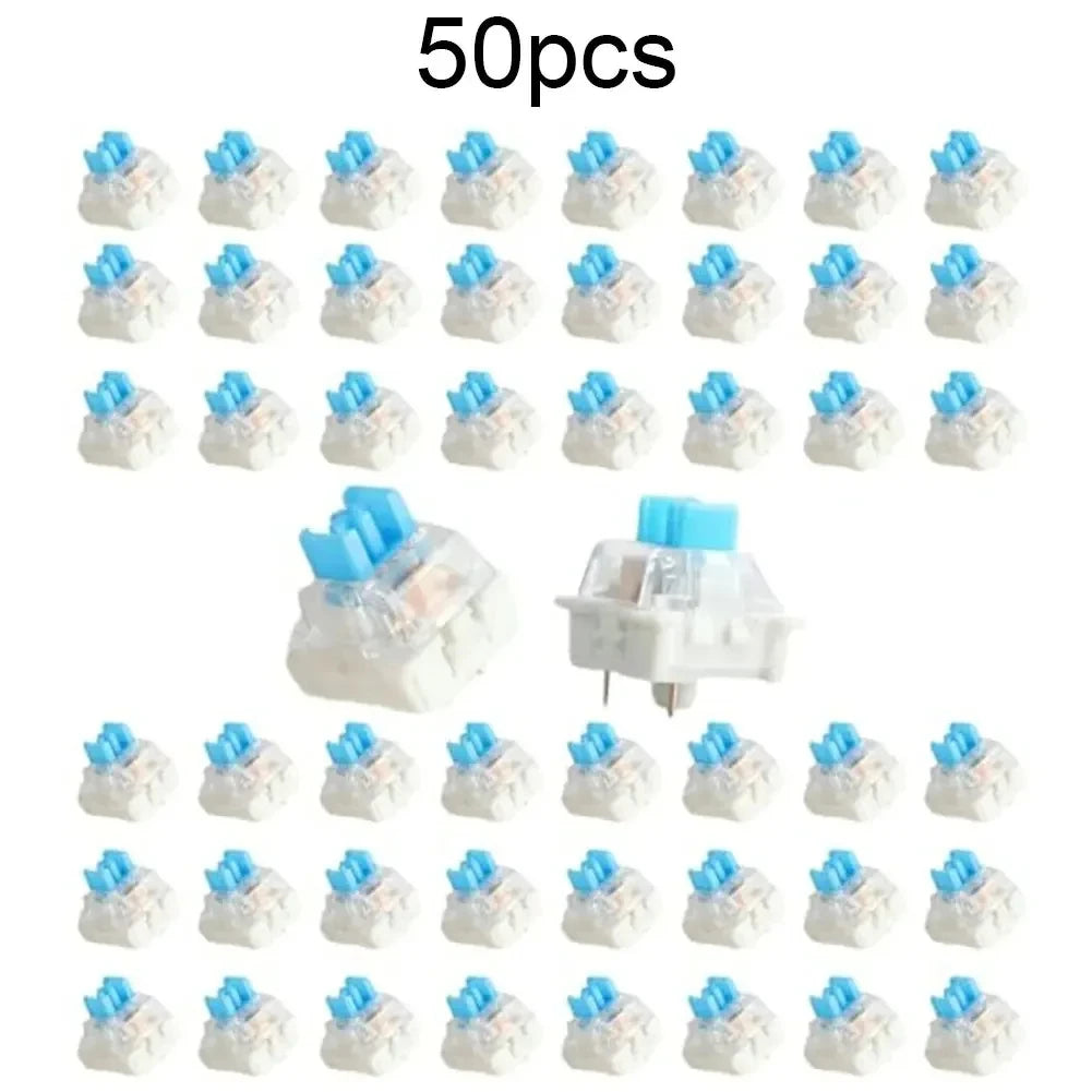 Tactile 3 Pin Keyboard Switch Replacement - 10/50/100/200 Pcs
