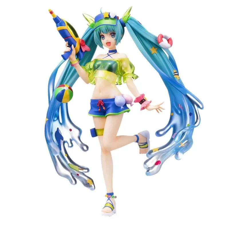 Hatsune Miku Summer Fun PVC Figure with Water Theme - 22cm