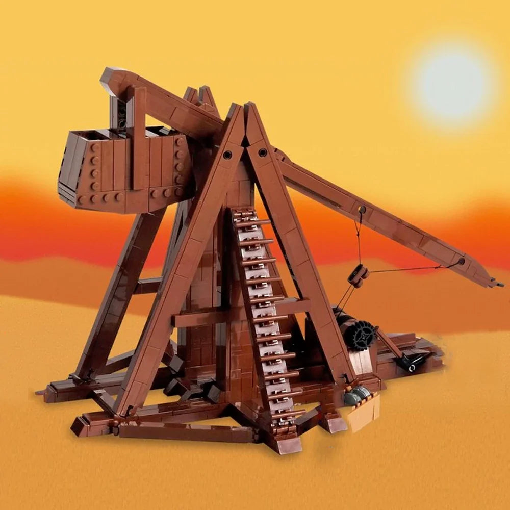 699PCS Trebuchet Building Blocks - Fun Medieval Catapult Model