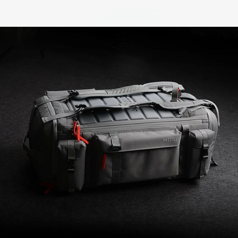 Durable Nylon Sports Backpack with Wet-Dry Separation - 33-35L