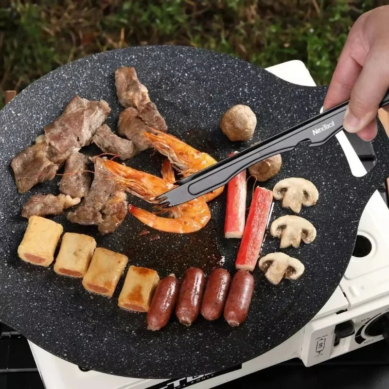 NEXTOOL Portable BBQ Tools Set with Scissors & Chopping Board