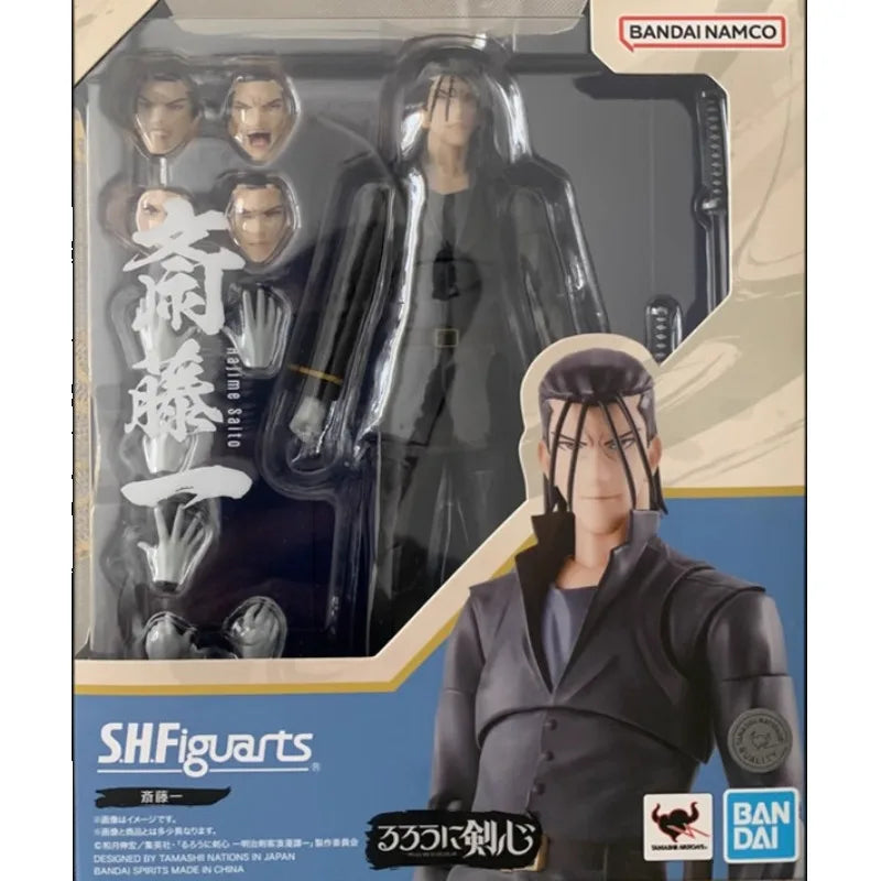 Bandai Shf HIMURA KENSHIN Action Figure - Rurouni Kenshin Collectible