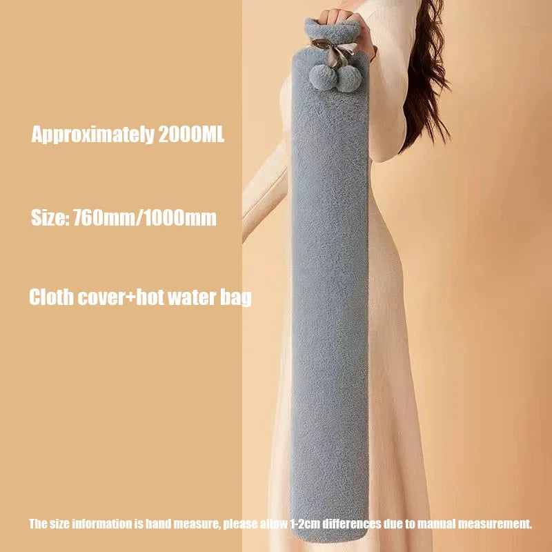Oversized Leak-Proof Hot Water Bottle - Winter Bed Heater