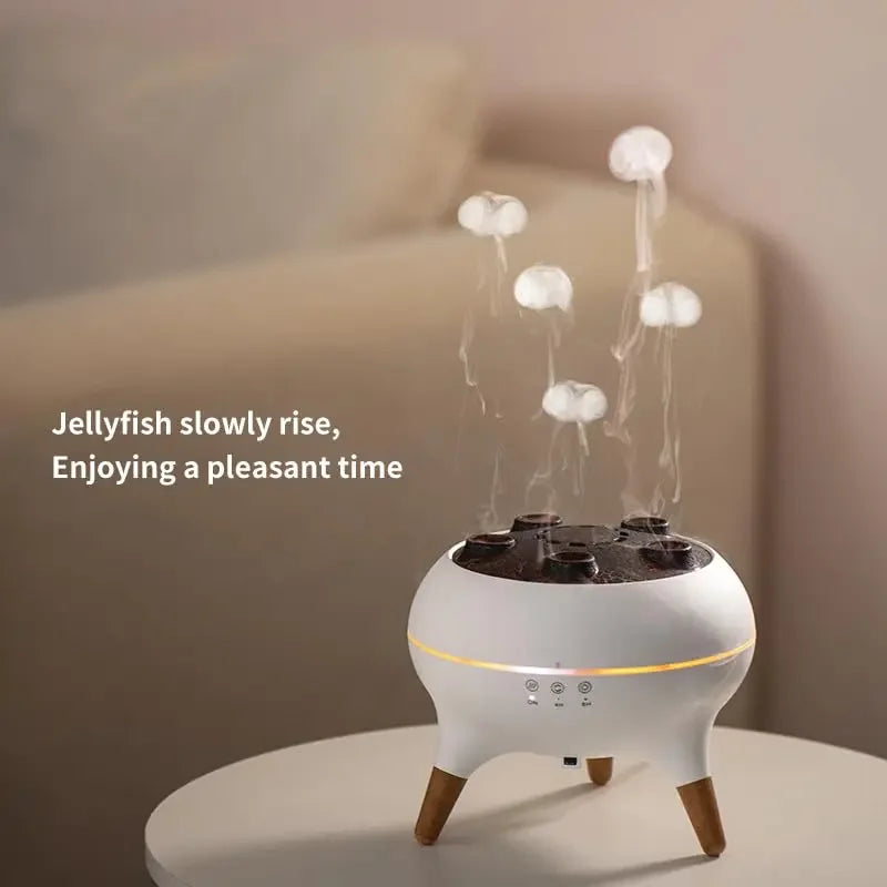 Dynamic Jellyfish Humidifier & Aroma Diffuser w/ Remote & LED Lights