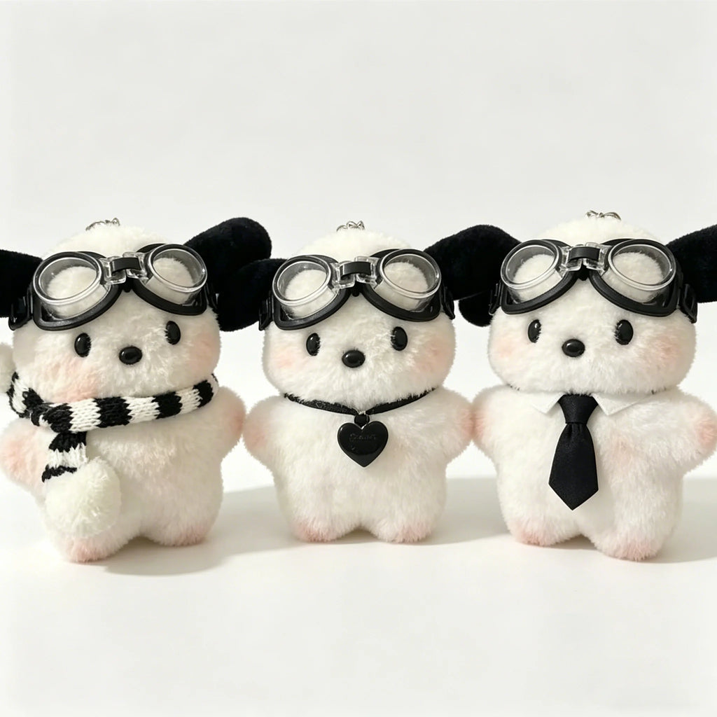 Kawaii Pochacco Plush Doll Keychain - Cute Gift for Kids & Collectors