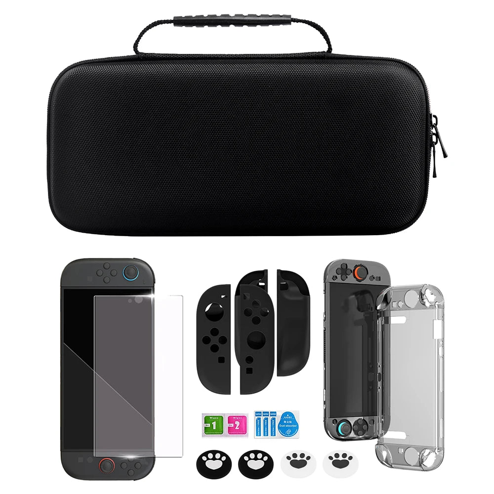 VGBUS Nintendo Switch 2 Travel Case Kit with Hard Shell & Accessories
