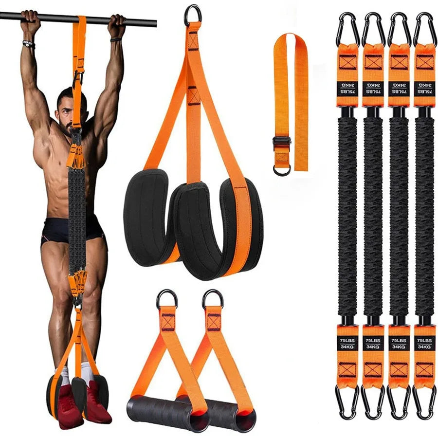 Pull Up Assistance Bands Set for Strength Training & Stretching