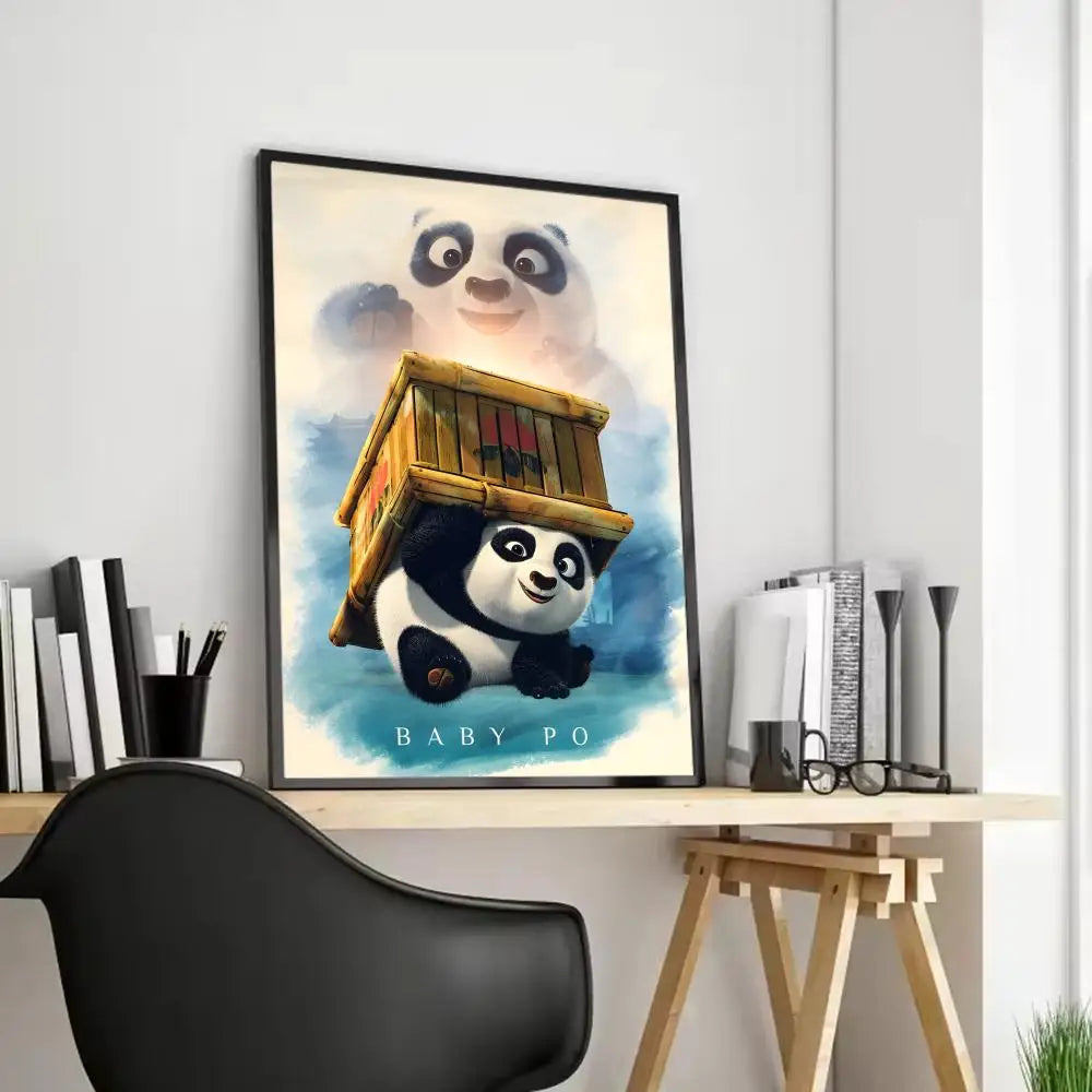 Kung Fu Panda HD Wall Art Poster - Waterproof Aesthetic Decor