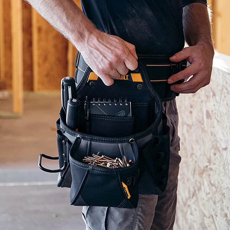 ToughBuilt Contractor Pouch - Large Tool Organizer with Kickstand