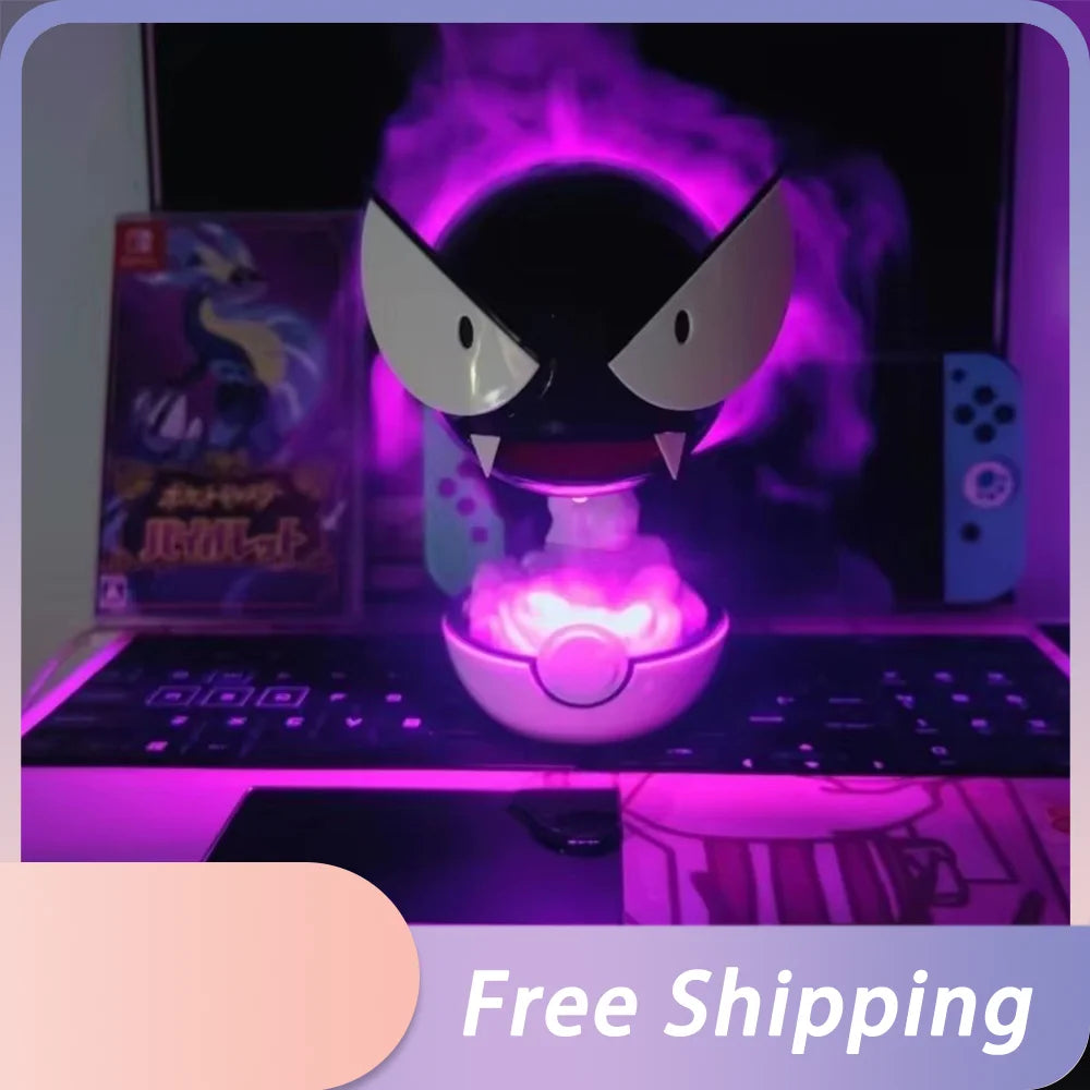 Anime Gastly Humidifier – LED Lamp & Air Purifier for Home