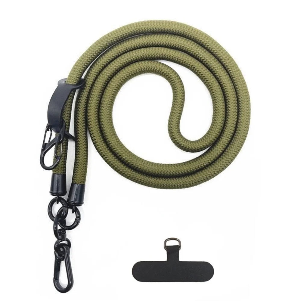 Adjustable Multi-Functional Crossbody Phone Lanyard - Black & White