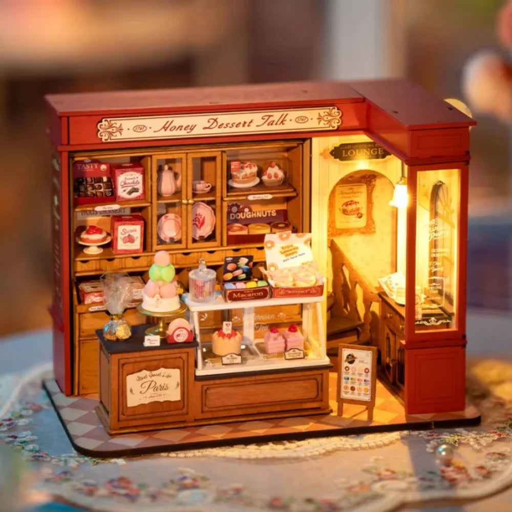 Becka's Baking House 3D Puzzle Kit - Creative Miniature Dollhouse