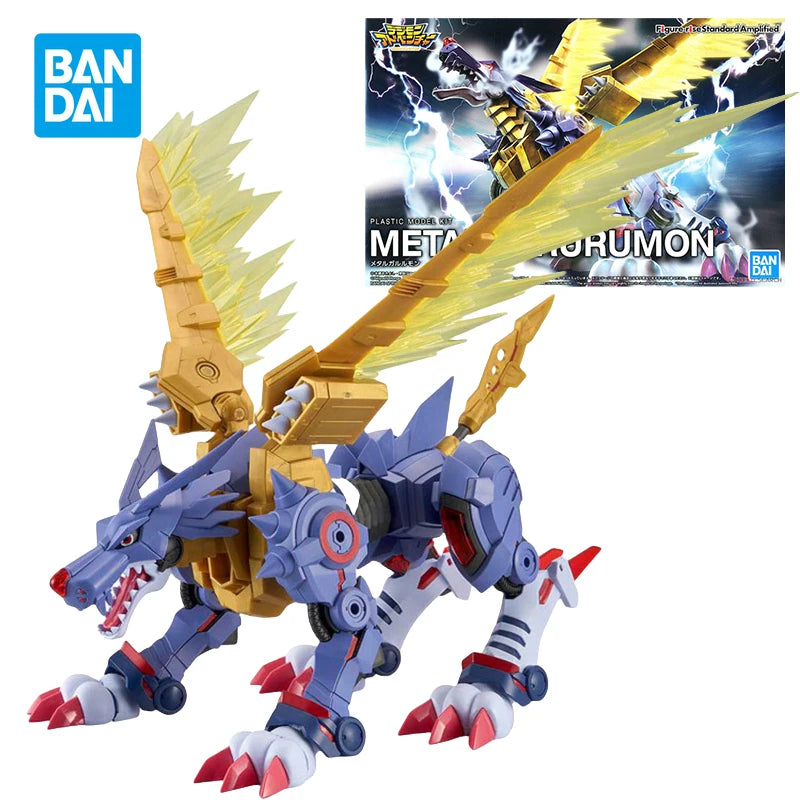 Bandai FRS Metal Garurumon Action Figure - Perfect for Digimon Fans