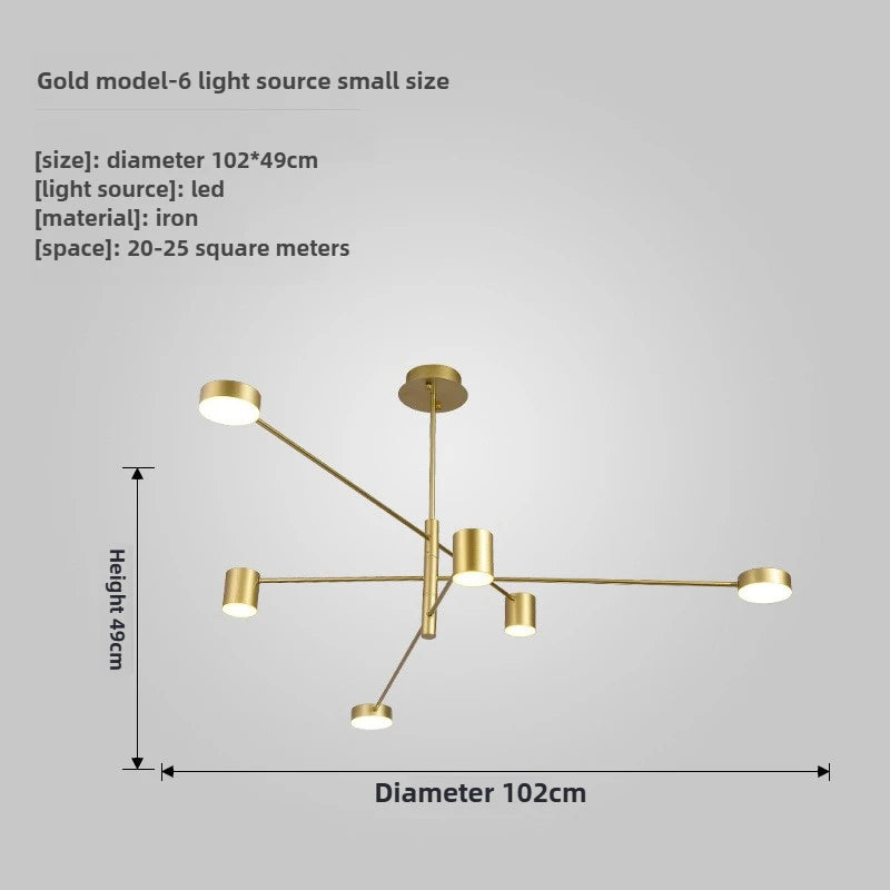 Stylish Modern Minimalist Pendant Lamp for Living Room & Hotels
