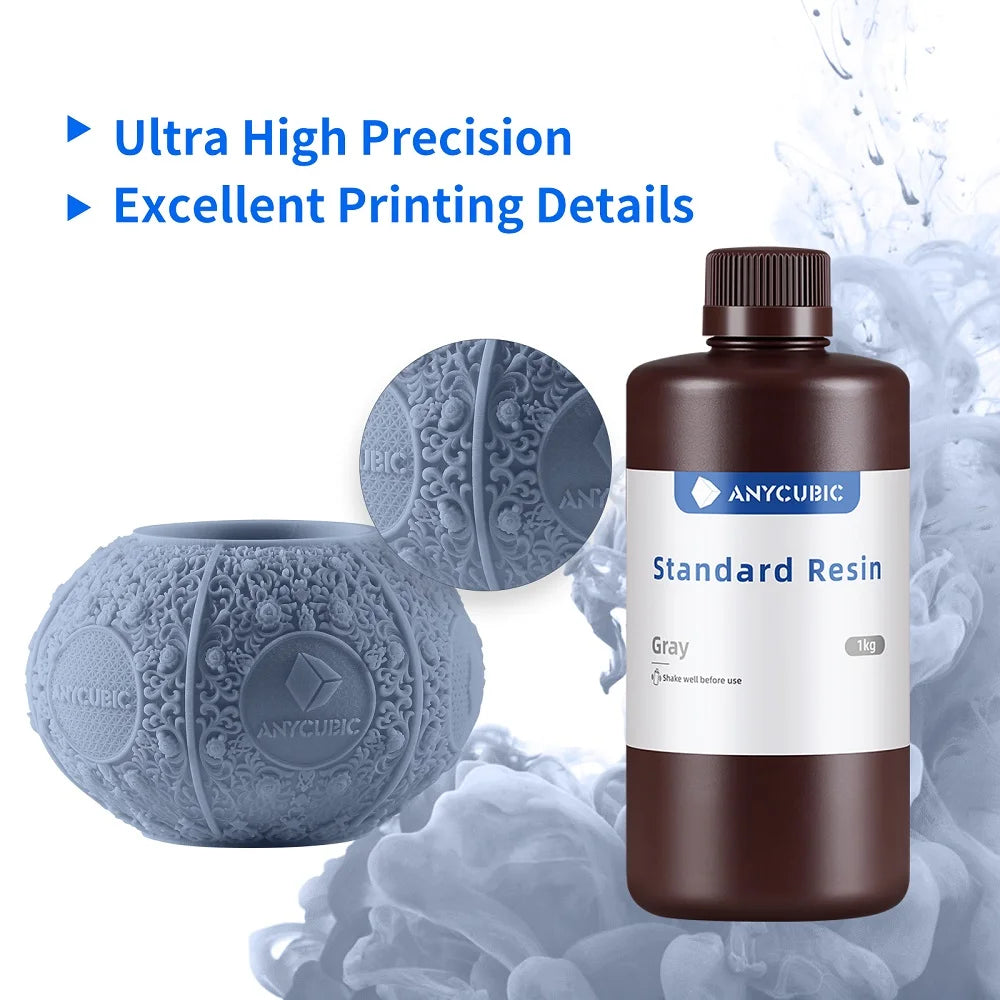 ANYCUBIC 405nm UV Resin for 3D Printing - High Precision & Fast Curing