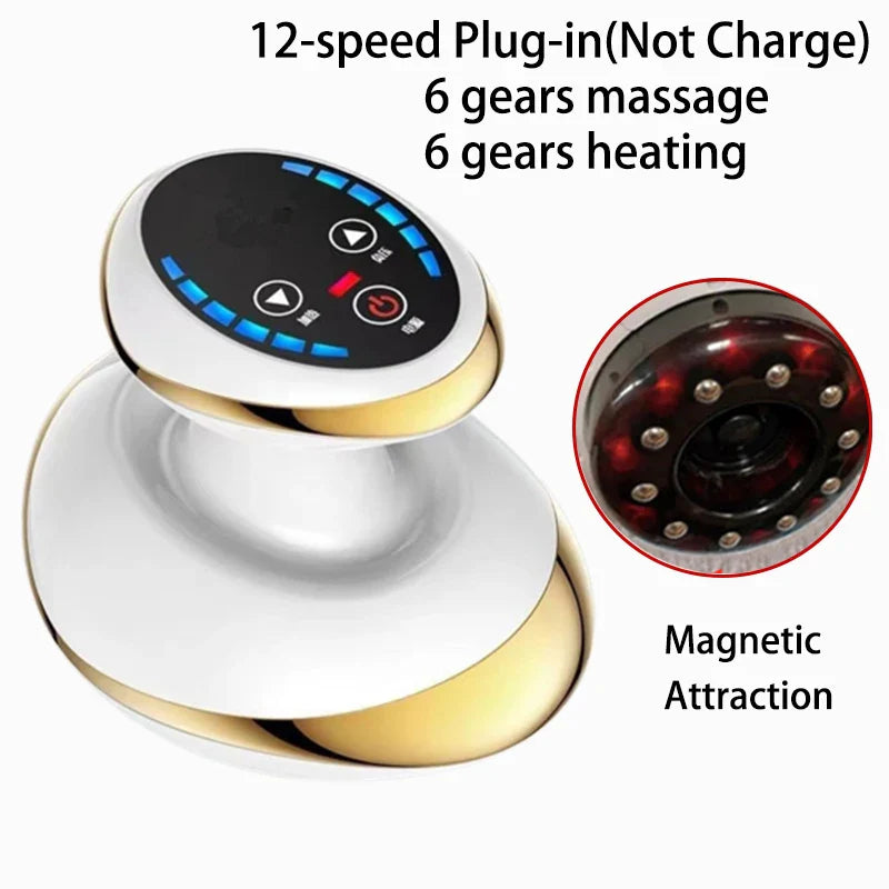 YUKUI Electric Gua Sha Massager with Heating & Cupping Function