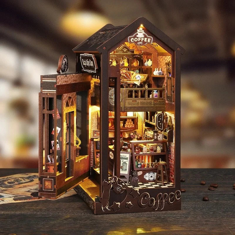 3D Wooden DIY Book Nook Kit - Miniature Home Décor Masterpiece