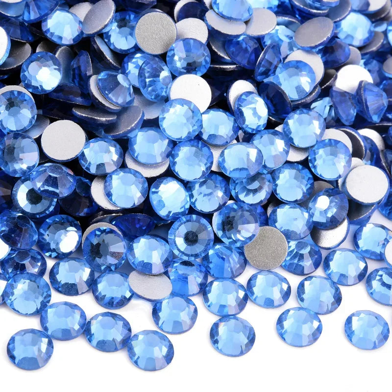 OLeeya Bulk Non-Hotfix Rhinestones for DIY Nail Art & Garments