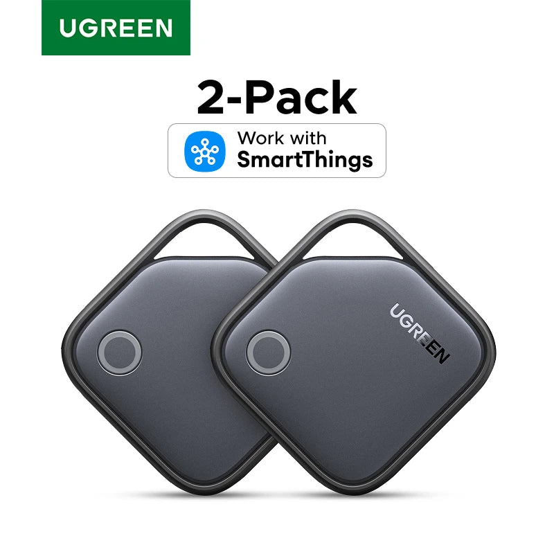 2-Pack UGREEN Bluetooth Tracker Tags - Long Battery Life & Easy Integration