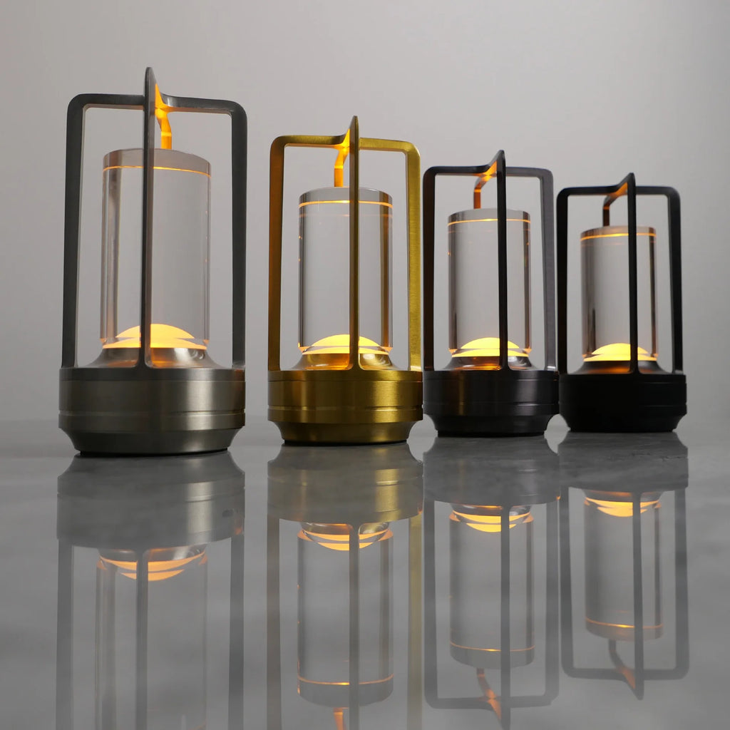 Portable Luxury LED Table Lamp - Cordless Crystal Mood Light