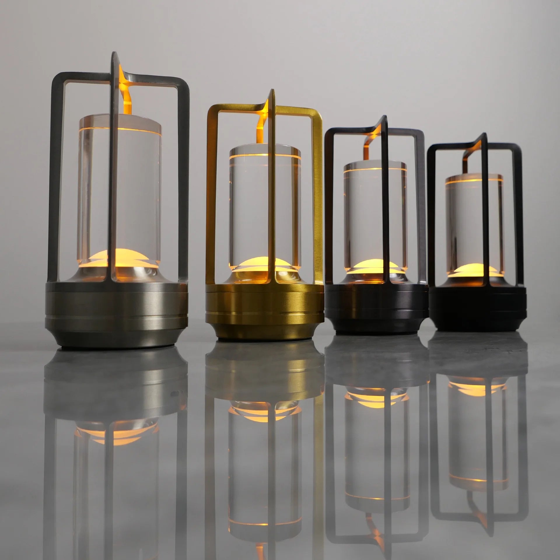 Portable Luxury LED Table Lamp - Cordless Crystal Mood Light
