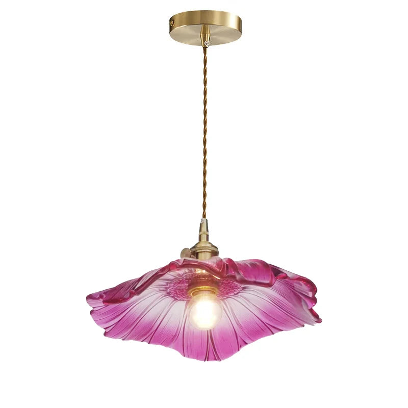 Elegant Retro French Glass Pendant Chandelier for Stylish Spaces