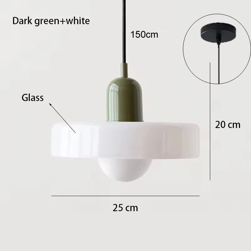 Stylish Modern Glass Pendant Light for Home & Dining Spaces