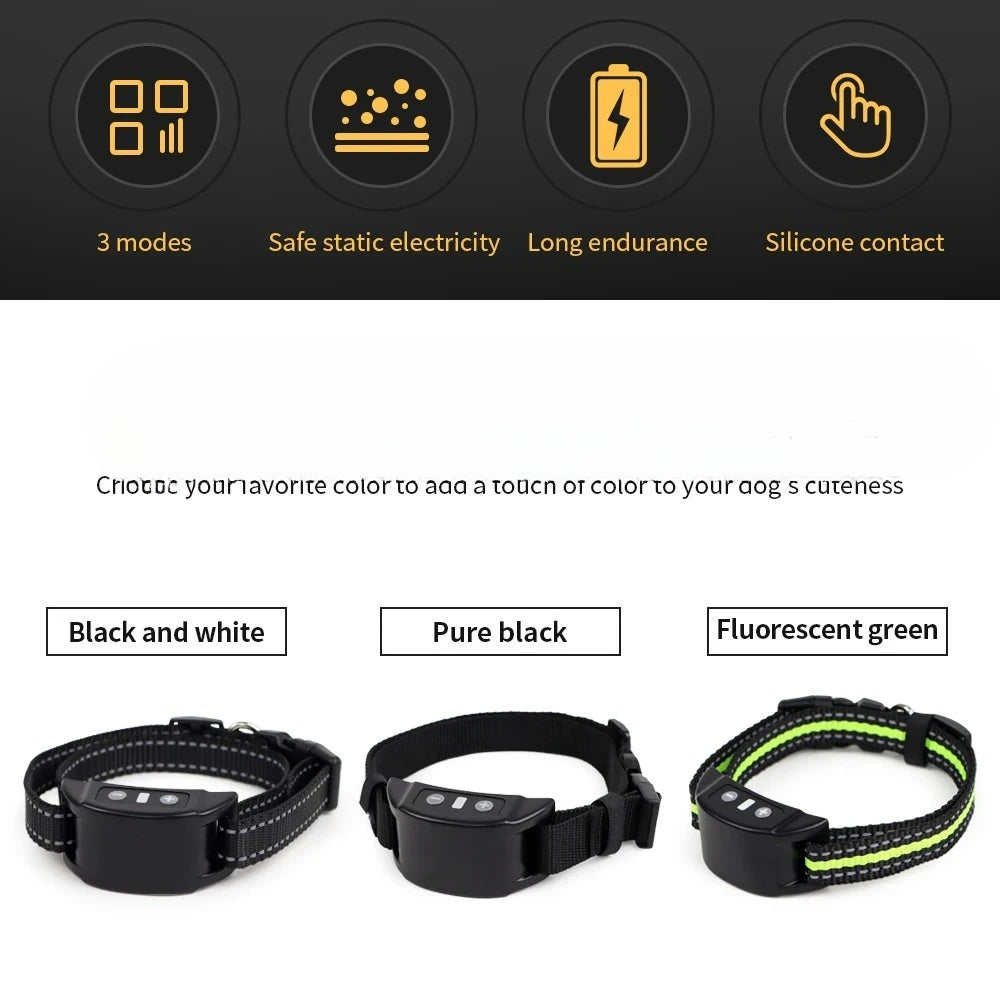 Automatic Anti-Barking Dog Training Collar - Rechargeable & Effective