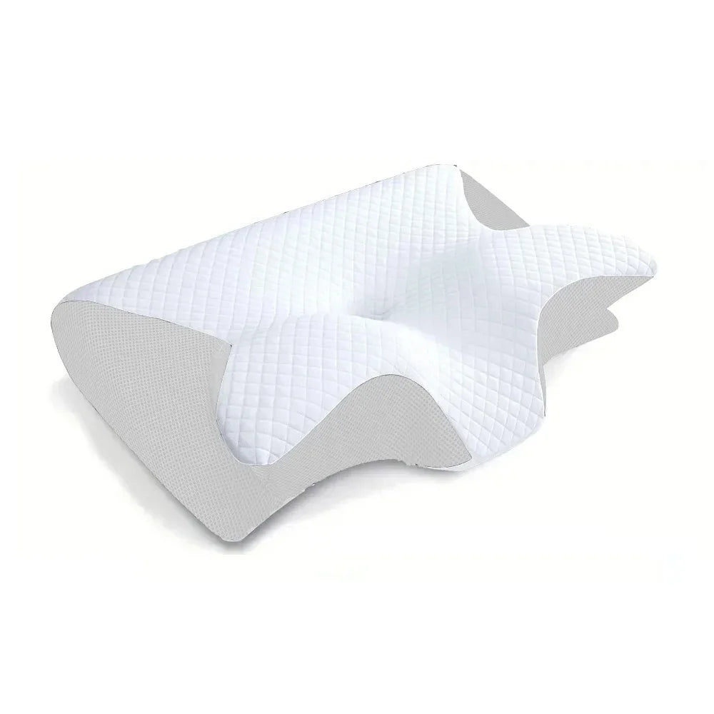 Ergonomic Memory Foam Pillow for Neck Pain Relief & Comfort