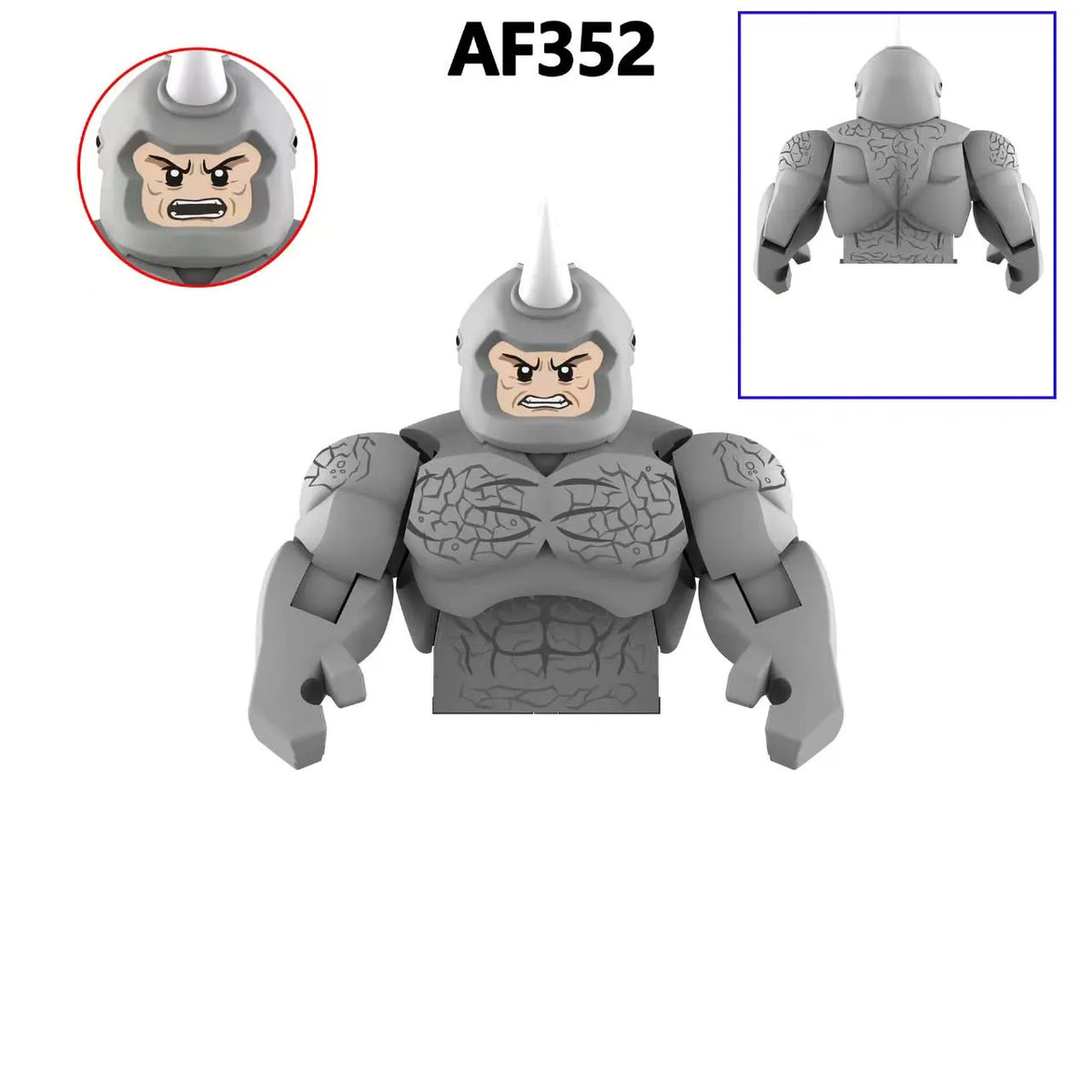 Movable Lizard Rhino Action Figures - Assemble Your Puzzle Toy