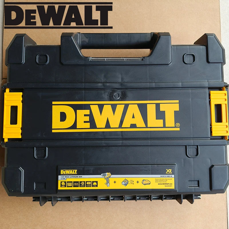 DEWALT Stackable Heavy Duty Tool Case - Durable Organizer 43x34x13cm