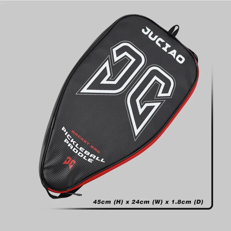 JUCiAO Premium PU Leather Pickleball Paddle Cover - All Sizes Fit