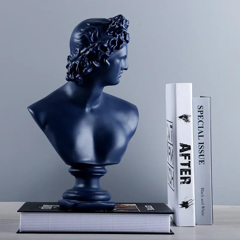 Elegant Resin Sculpture: David Venus Head for Stylish Home Decor