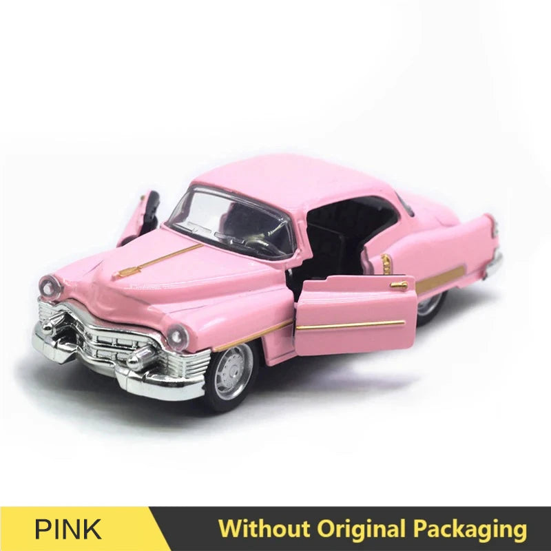 1:32 Diecast Cadillac Vintage Car Model - Classic Pull Back Vehicle