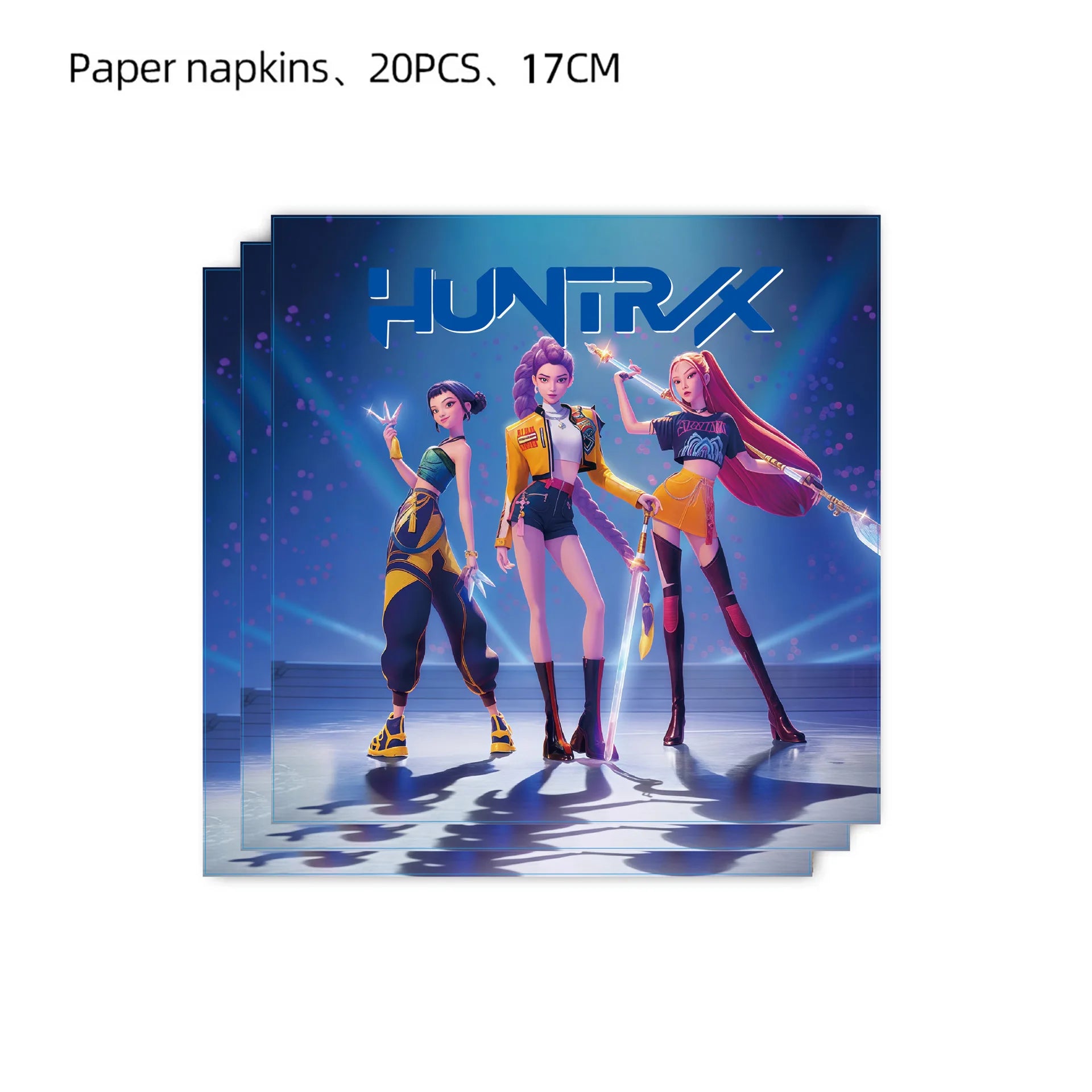 K-Pop Demon Hunters Birthday Party Supplies - Plates, Cups, Napkins & Decor