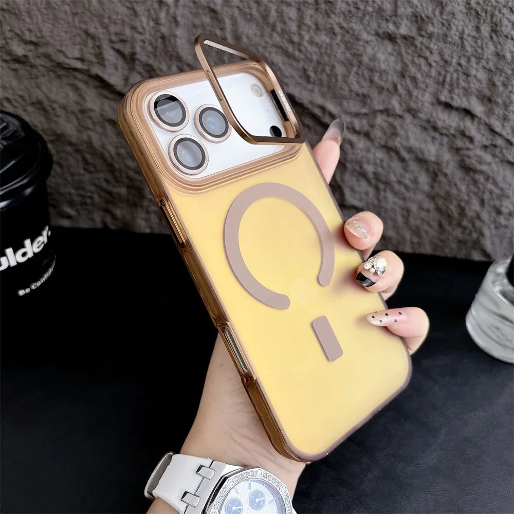 Color-Changing MagSafe Invisible Holder Case for iPhone 17 Pro Max