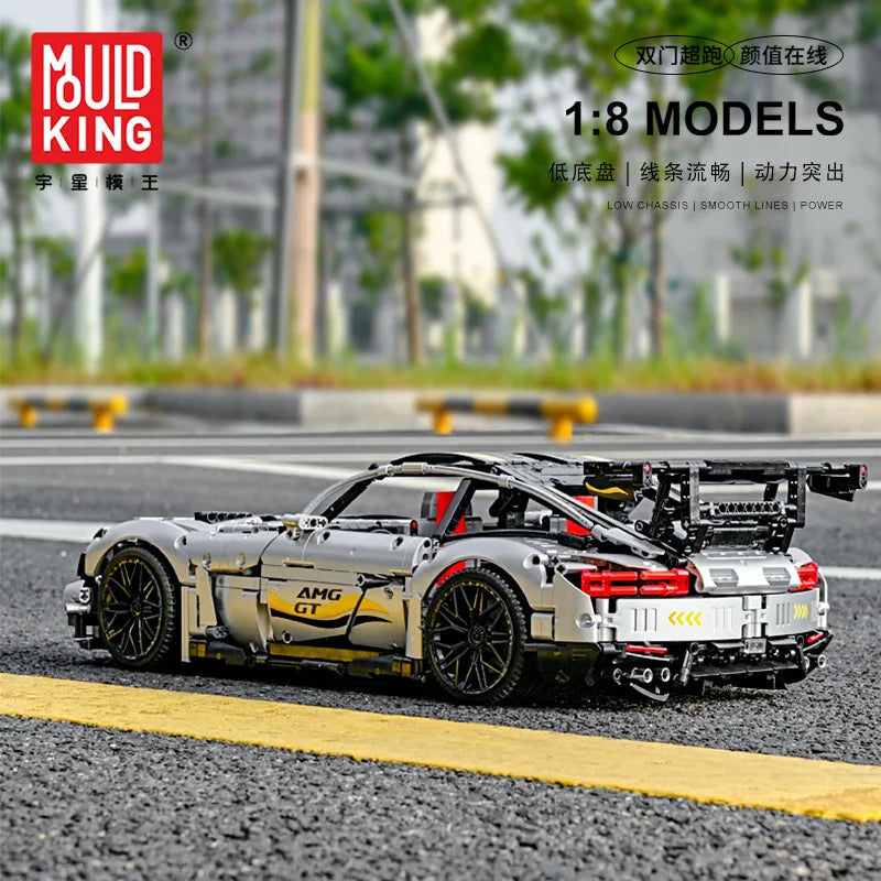 Mould King 13126 1:8 Remote Control Super Sport Car Building Set
