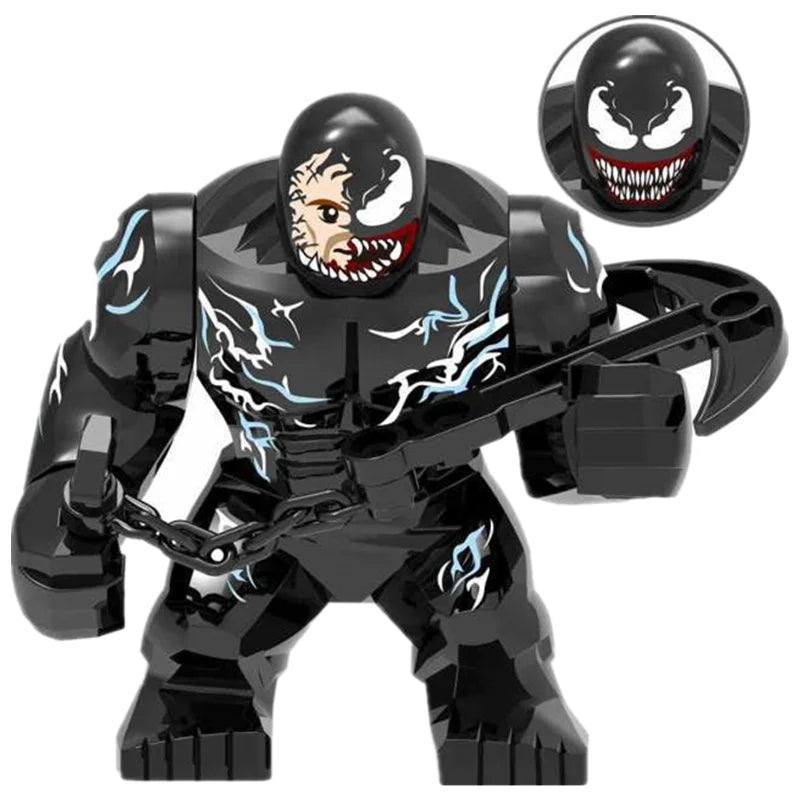 Blind Box Mini Building Blocks Superhero Figures Gift Set