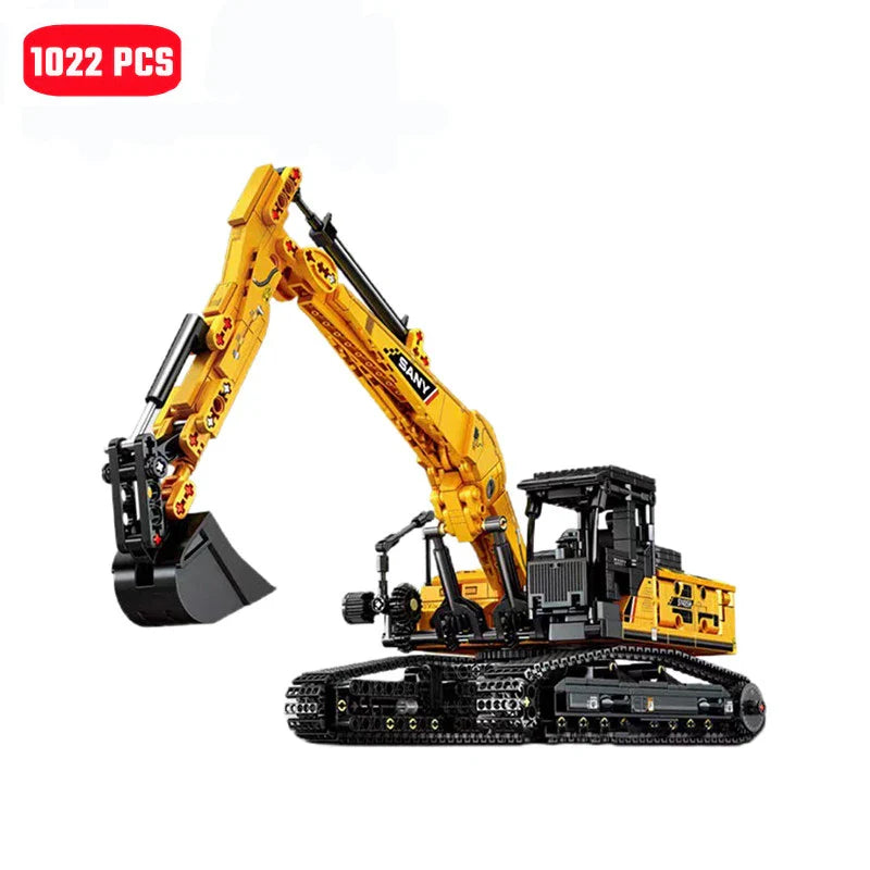 SEMBO 1022pcs Excavator Building Blocks – STEM Learning & Fun