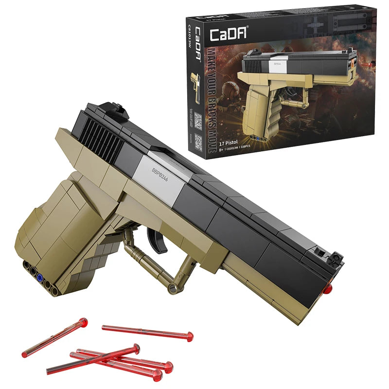 CADA Military Building Blocks - Creative Spear Toy for Kids