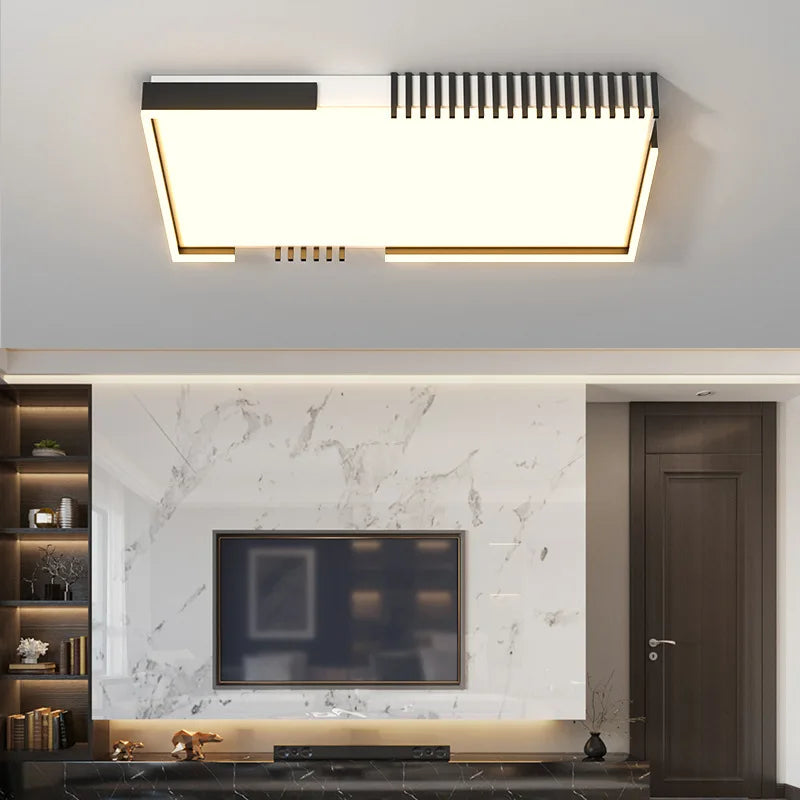 Modern Nordic LED Ceiling Light - Dimmable Metal Fixture