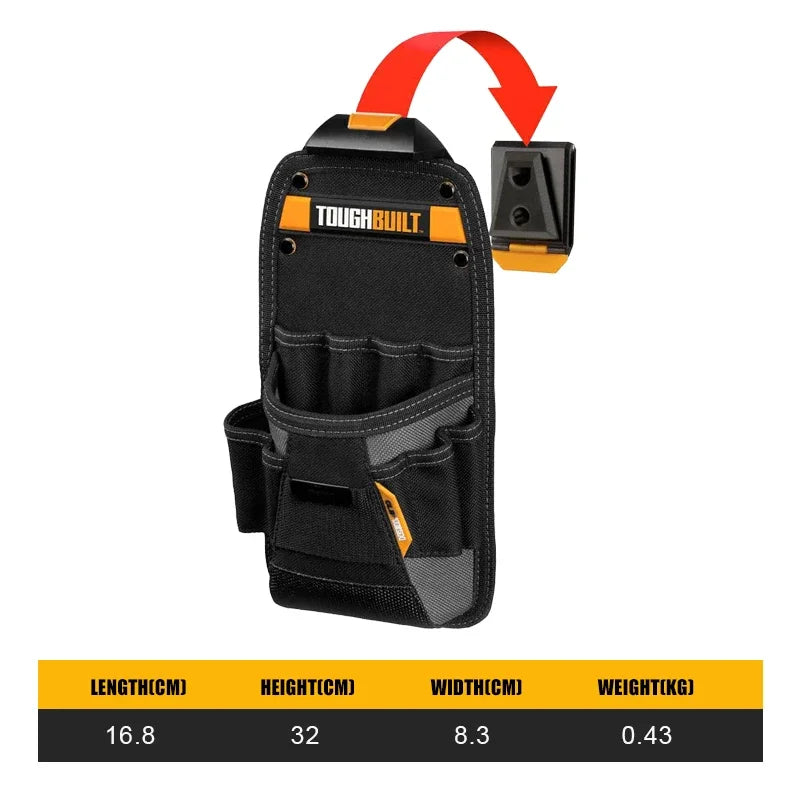 TOUGHBUILT Compact Technician Pouch | Ultimate Tool Organizer