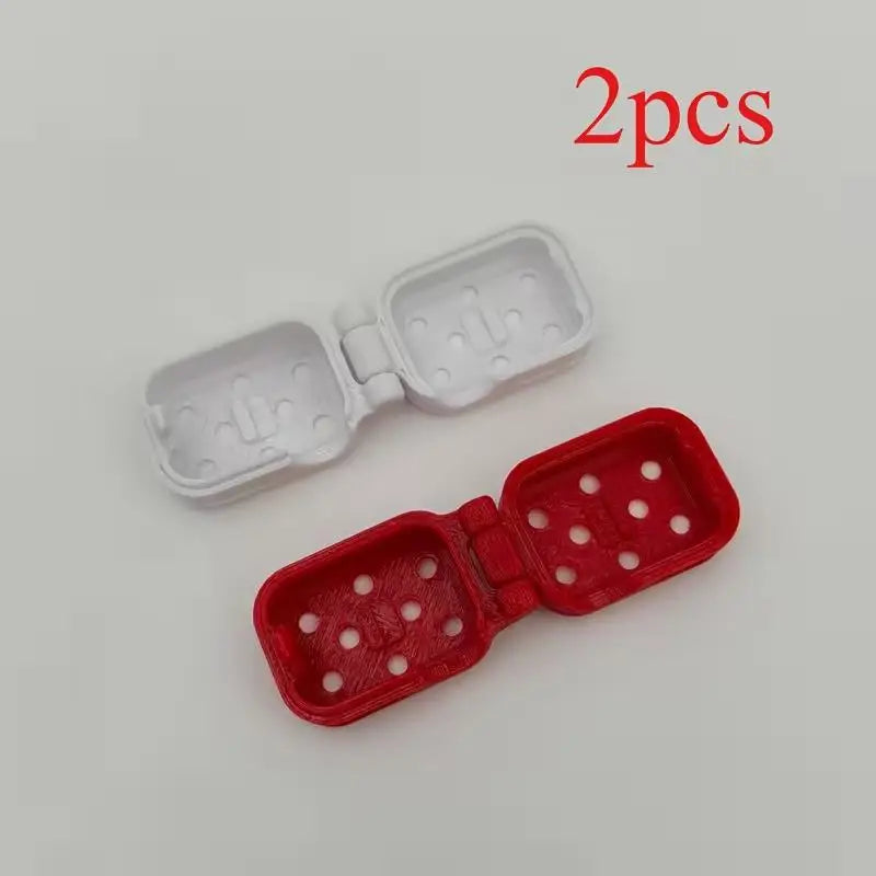 2-Pack Electric Toothbrush Head Travel Case - Lightweight & Ventilated
