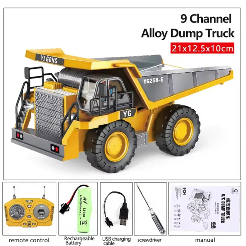 Remote Control Excavator Toy - Educational Fun for Kids