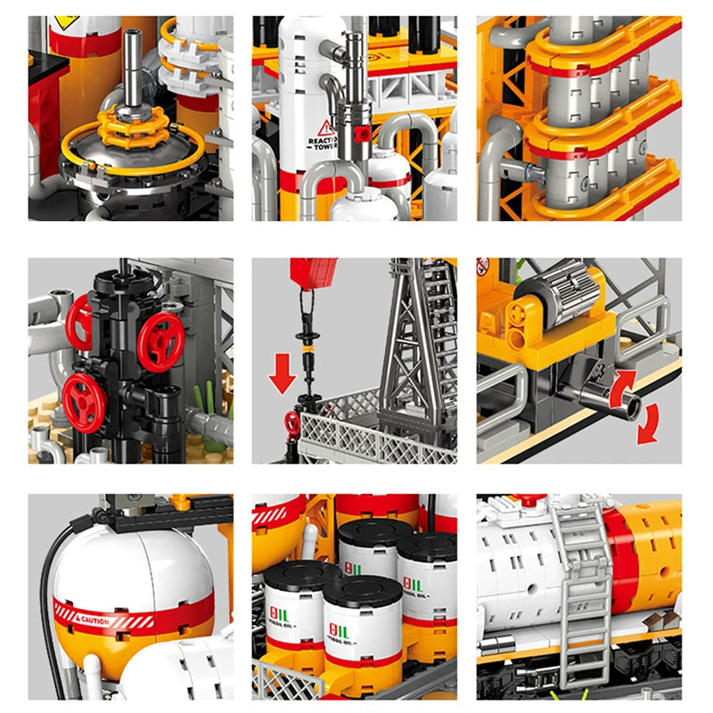 City Engineering Building Blocks - Creative MOC Set for Builders