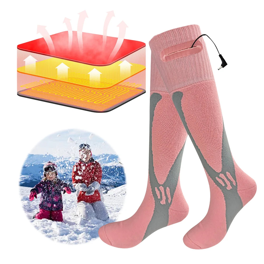 Rechargeable Electric Heated Socks for Outdoor Adventures