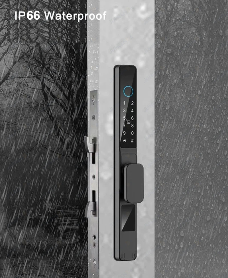 Smart Waterproof Sliding Door Lock with TTLock & Alexa Integration