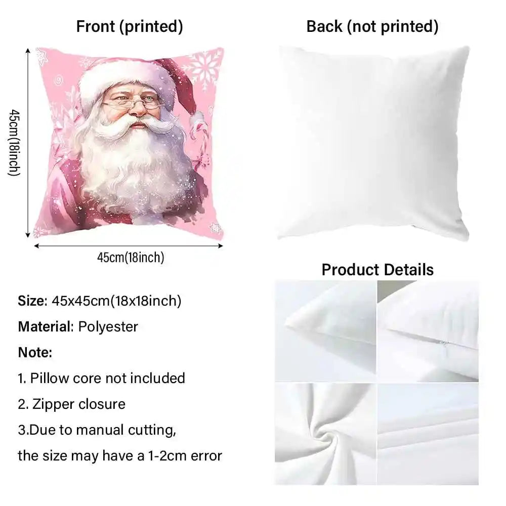 Festive Christmas Pillowcases: Nutcracker & Gingerbread Design