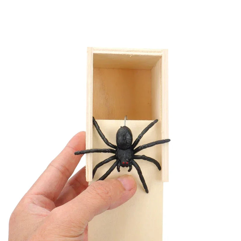 Trick Spider Scare Box - Fun Halloween Prank Decoration Game