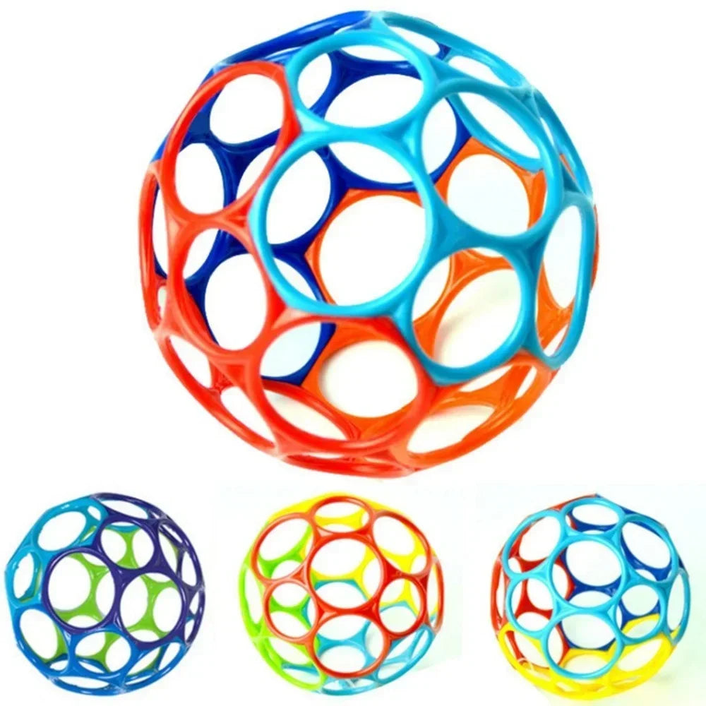 Soft Baby Rattle Ball Toy - Educational Teether for Newborns & Infants